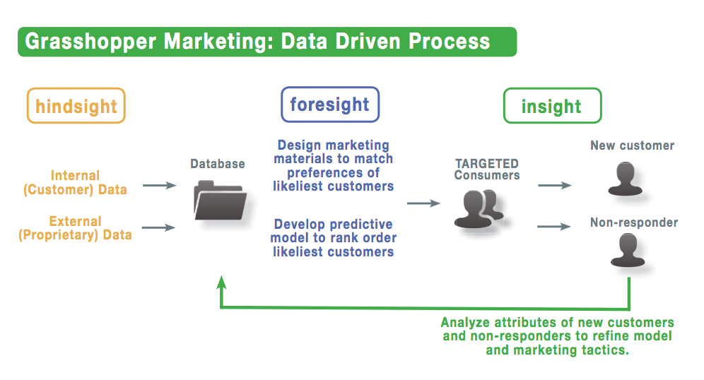 Grasshopper Marketing data driven process