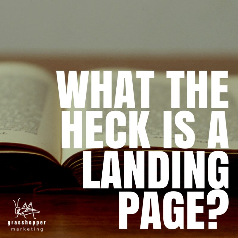 What is a landing page